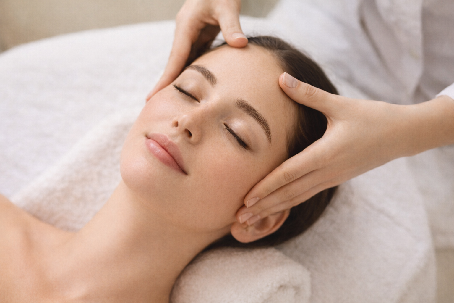 Masaż twarzy relaksujący